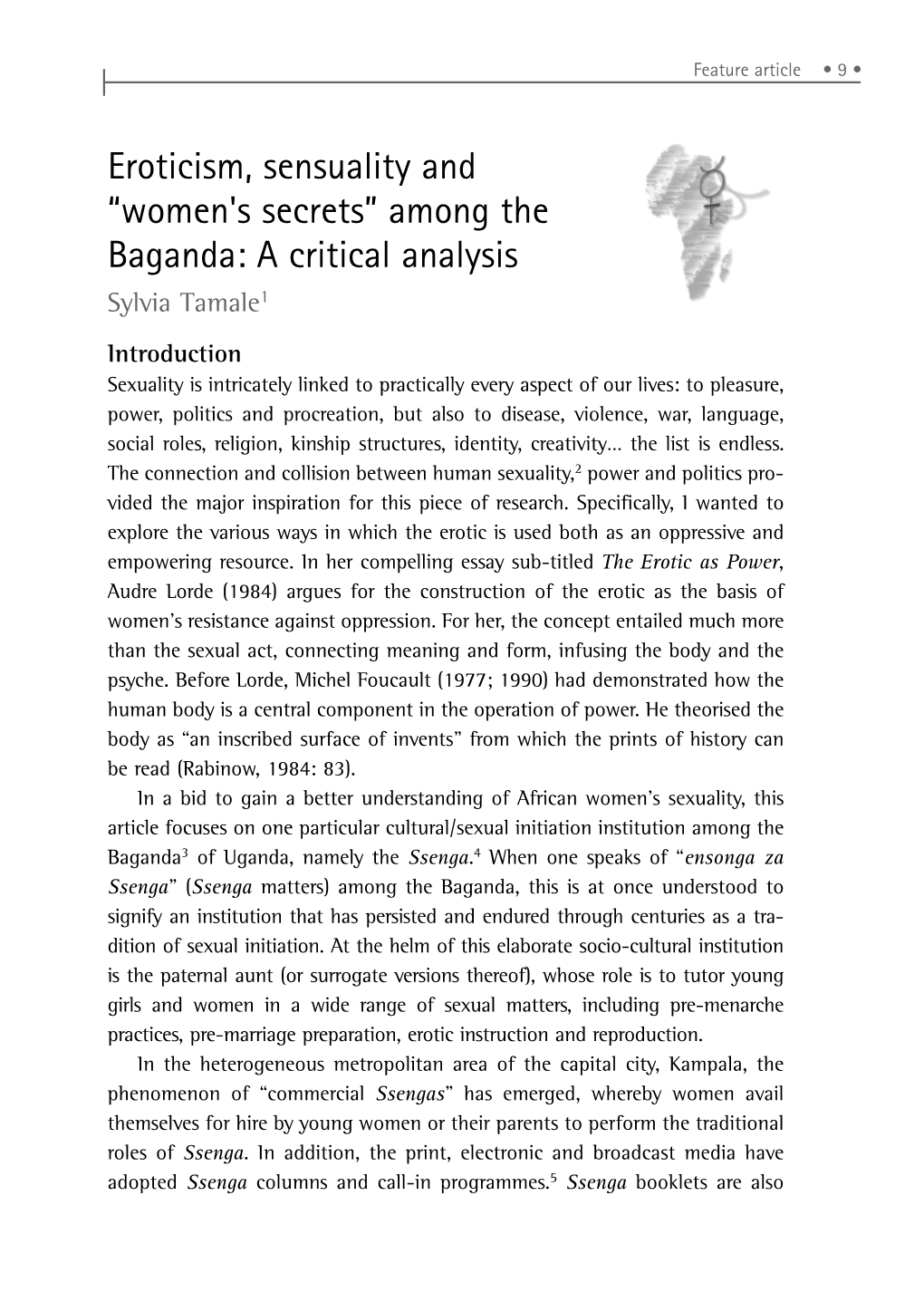 "Women's Secrets" Among the Baganda