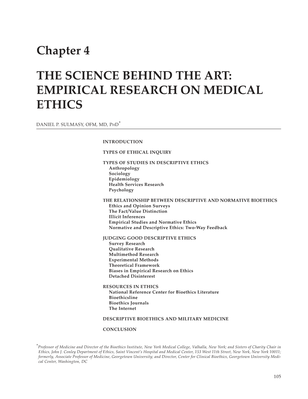 Empirical Research on Medical Ethics