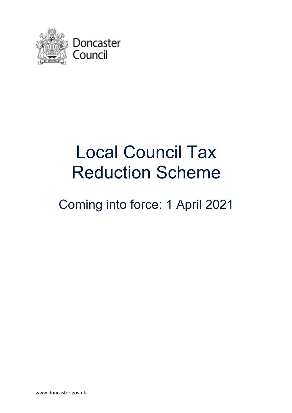 Local Council Tax Reduction Scheme