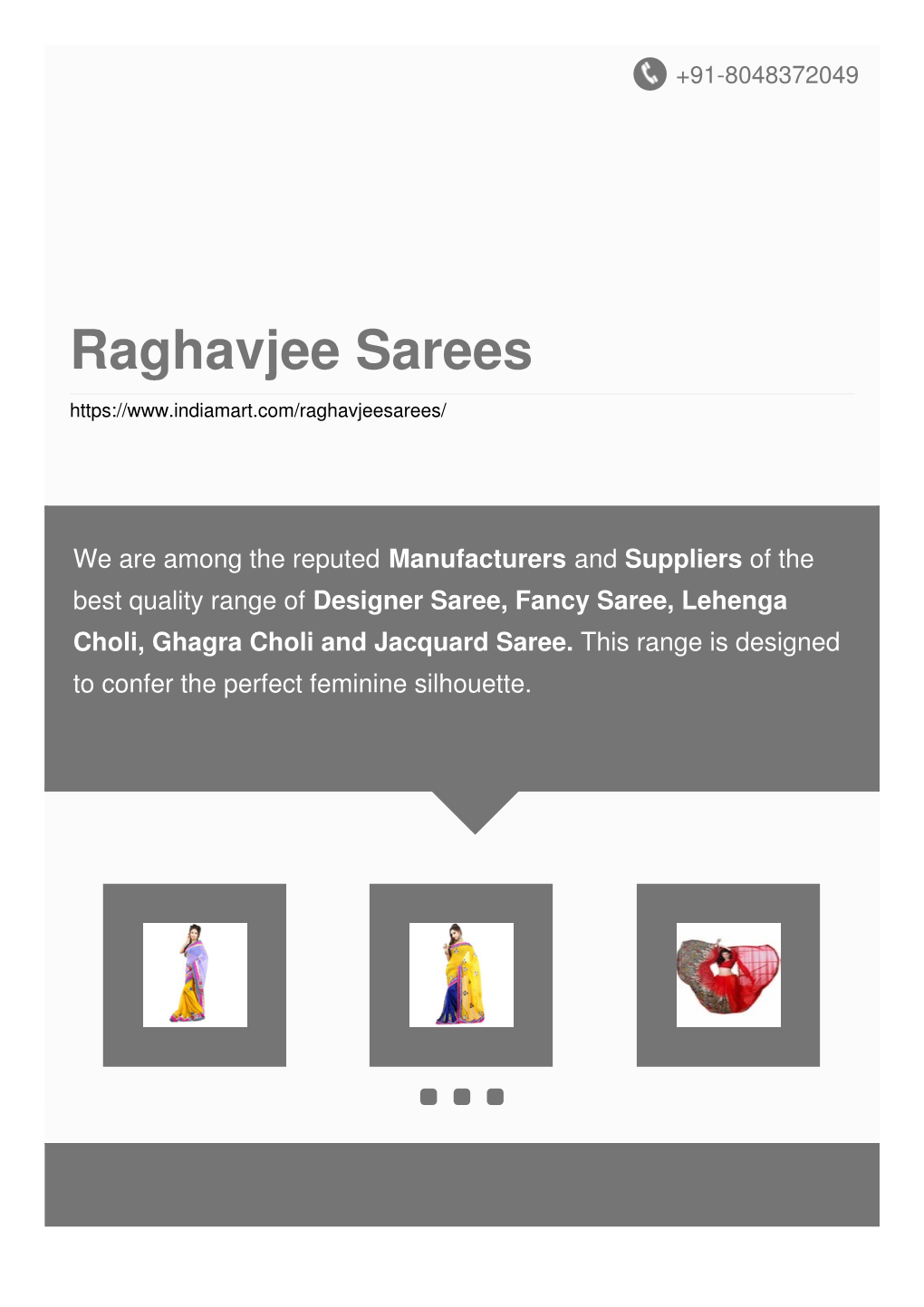 Raghavjee Sarees