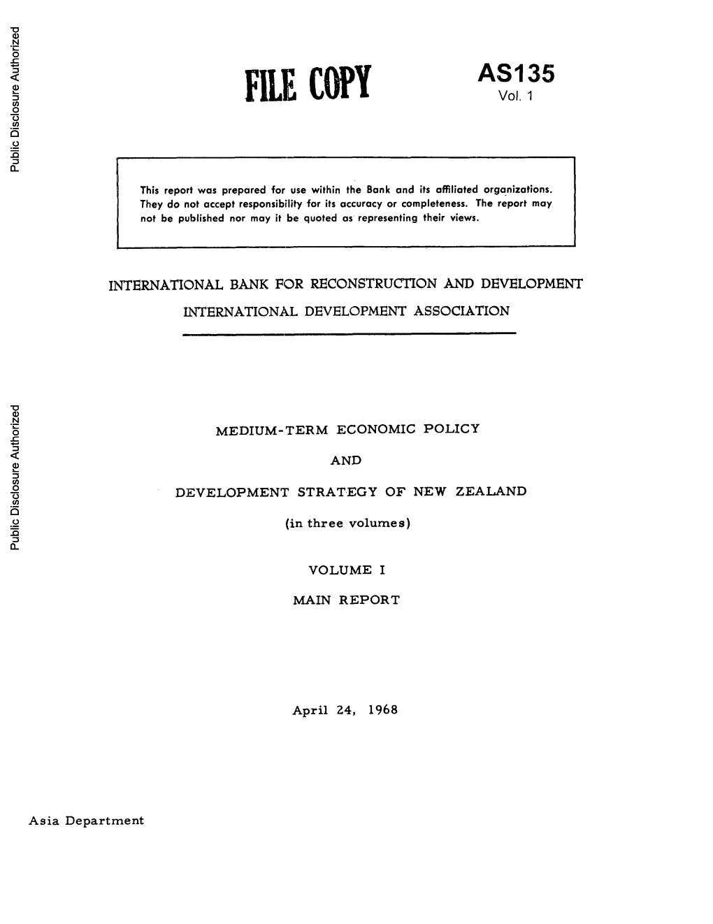 World Bank Document