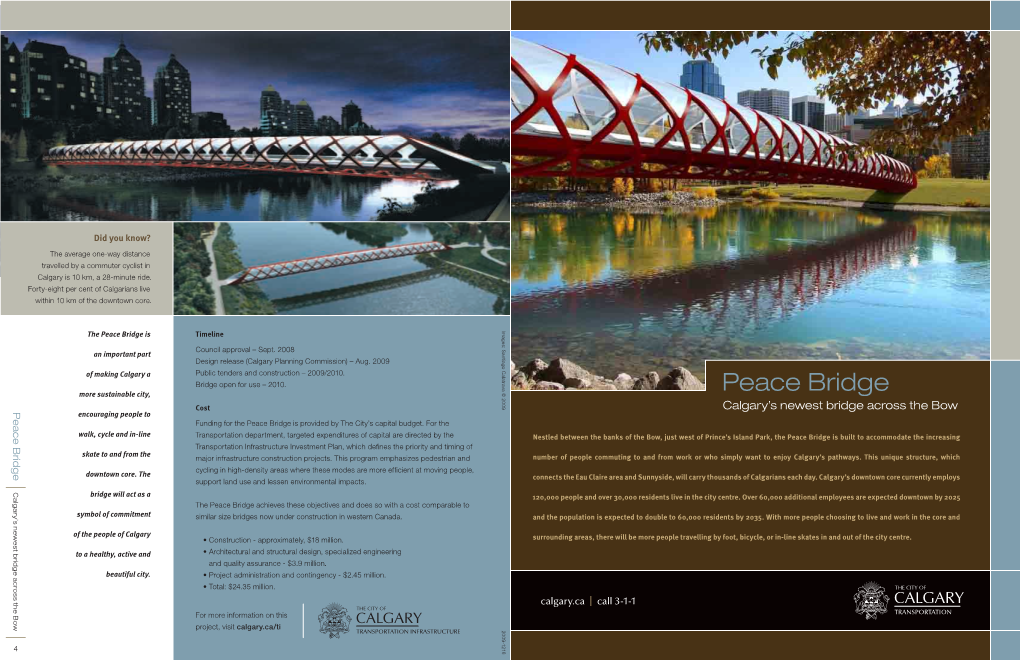 Peace Bridge Is Timeline