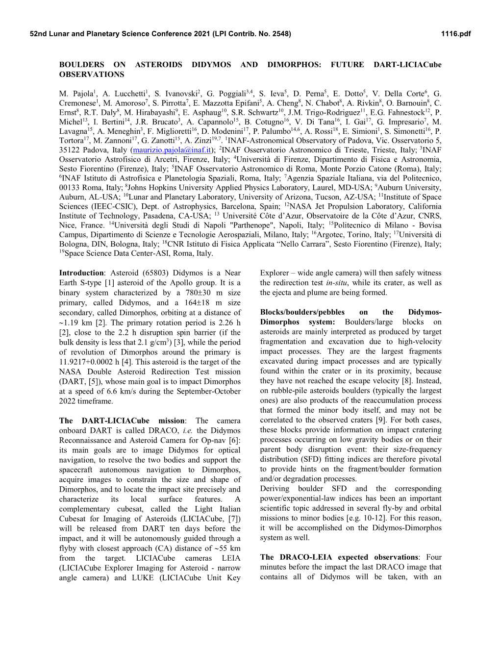 BOULDERS on ASTEROIDS DIDYMOS and DIMORPHOS: FUTURE DART-Liciacube OBSERVATIONS