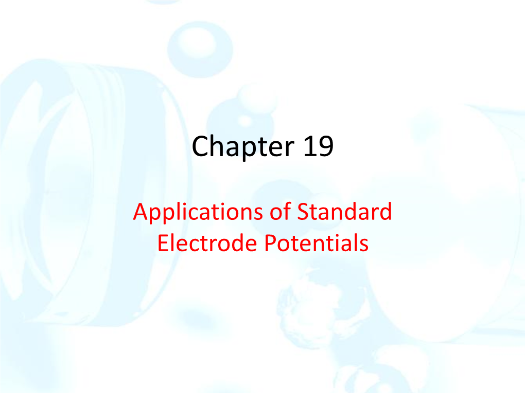 Equivalence-Point Potential