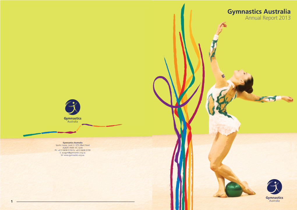 Gymnastics Australia Annual Report 2012