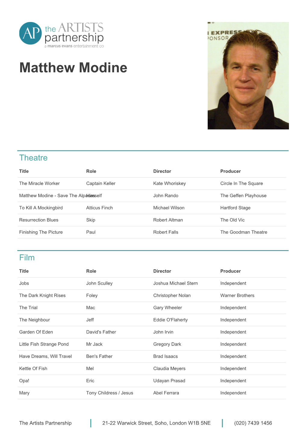 Matthew Modine