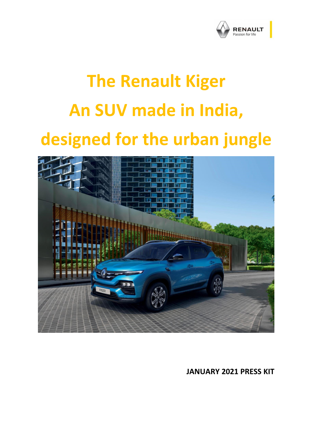 Renault Kiger India