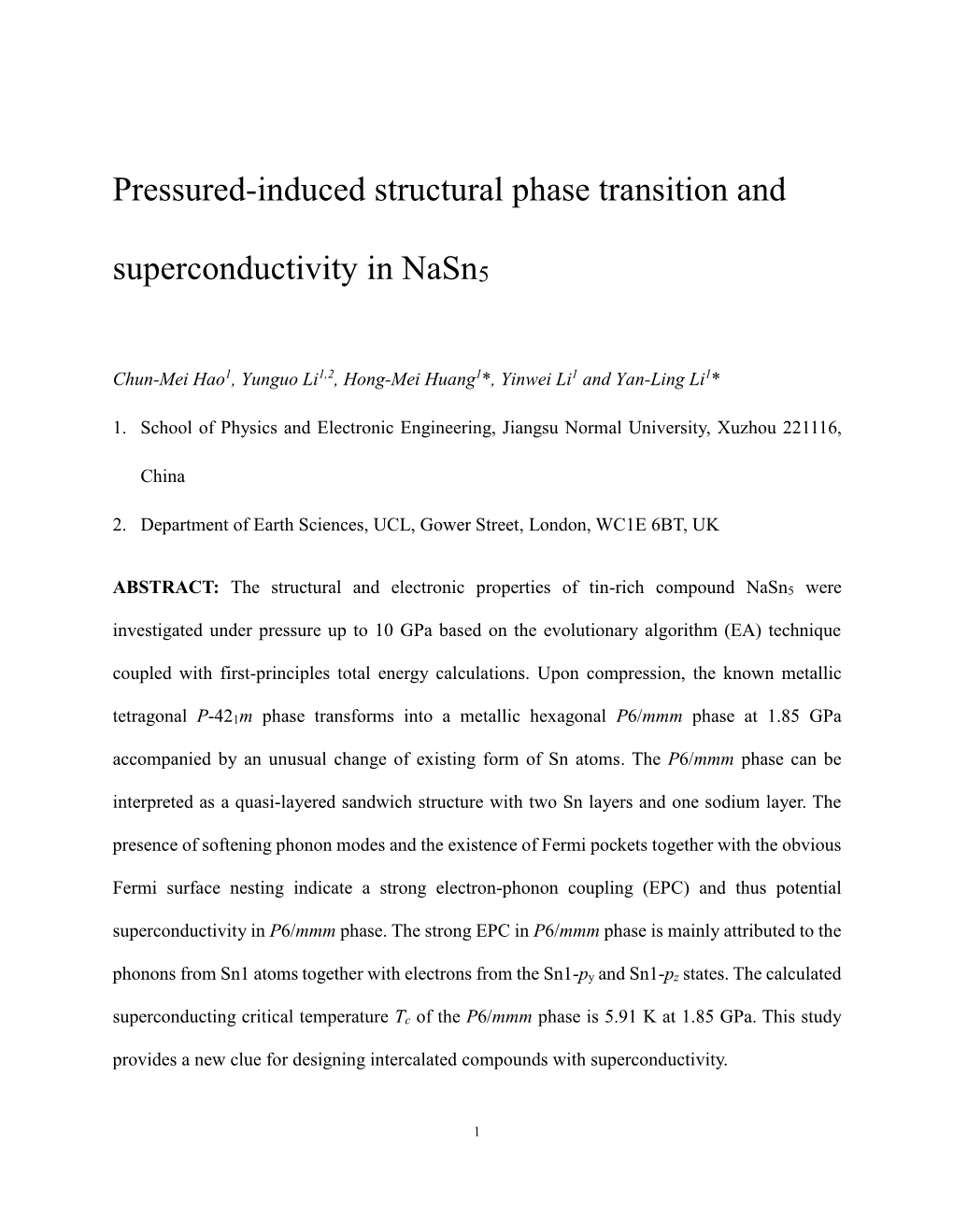 Pressured-Induced Structural Phase Transition and Superconductivity in Nasn5