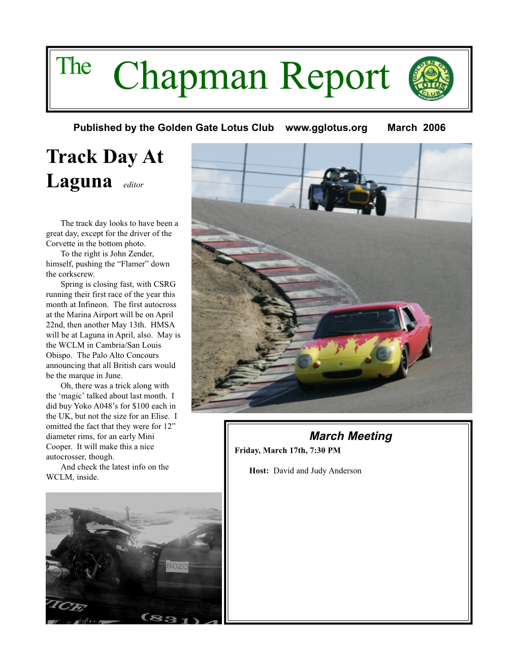 March 2006 Track Day At
