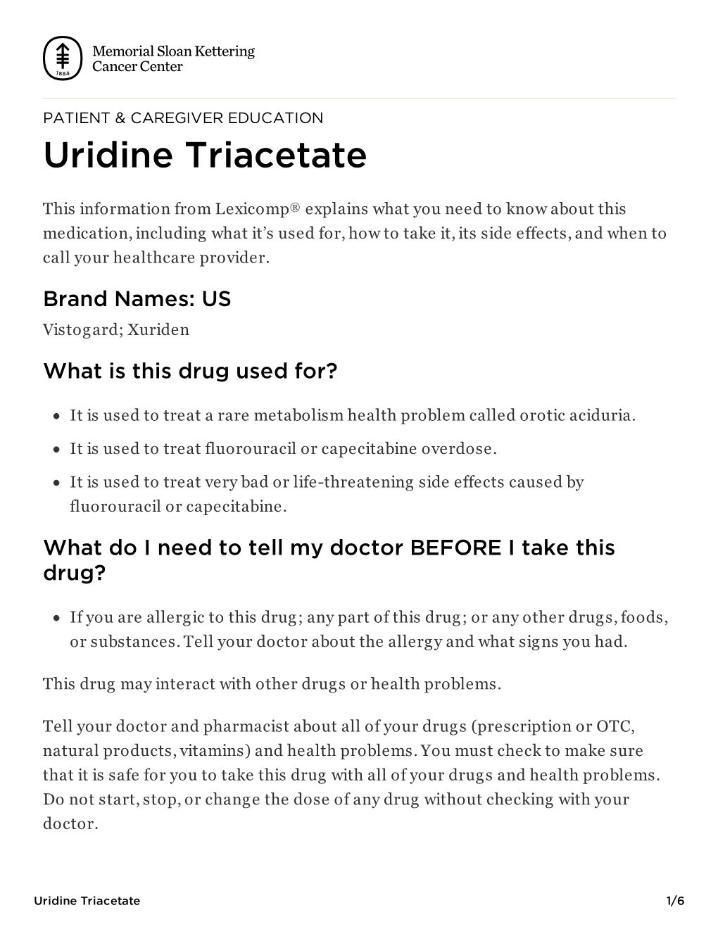 Uridine Triacetate