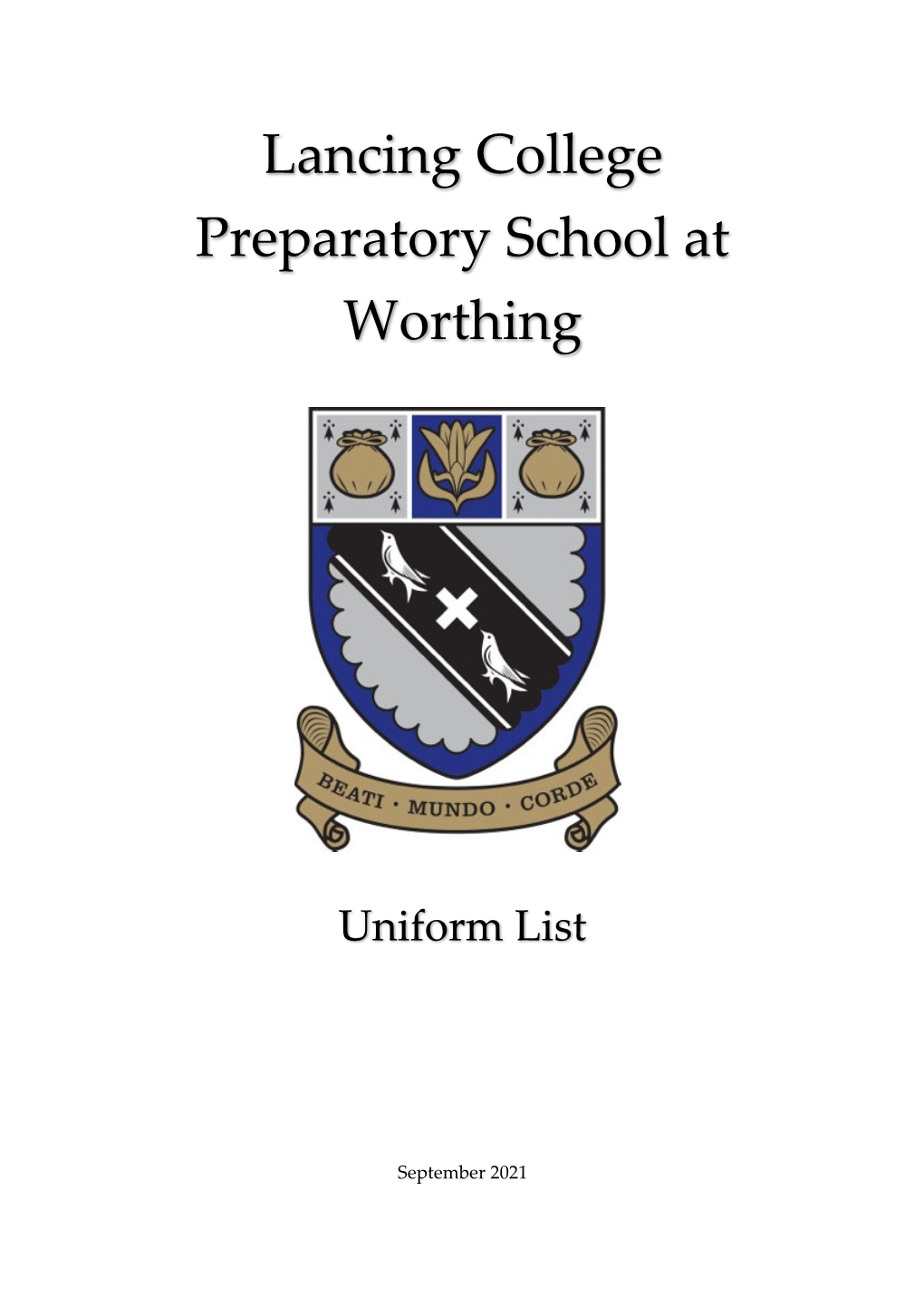 LPW Uniform List