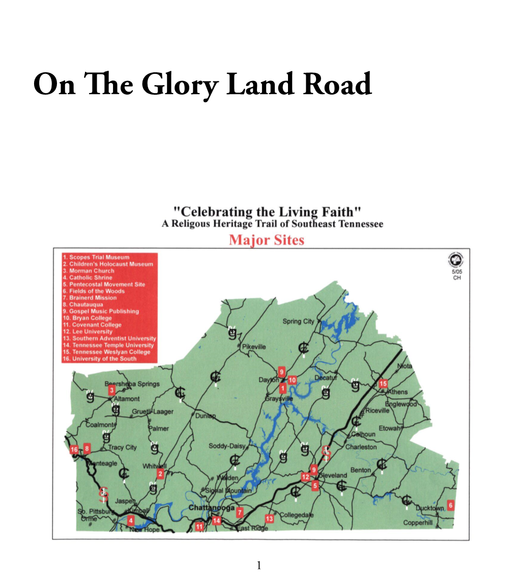 Glory Land Road Rev4.Indd