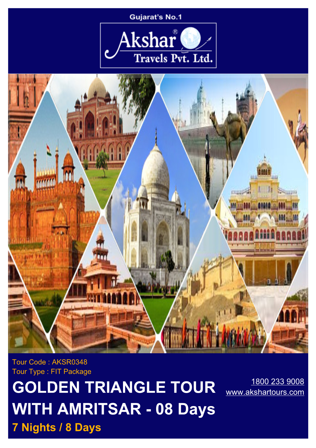 Golden Triangle Tour with Amritsar