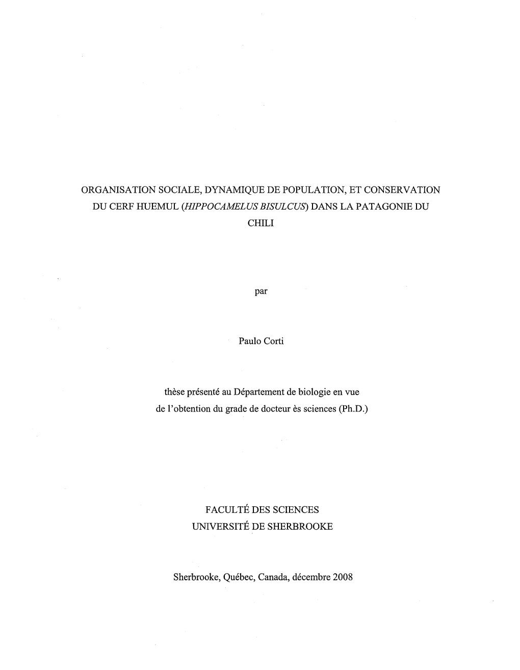 Canada, Decembre 2008 Library and Bibliotheque Et 1*1 Archives Canada Archives Canada Published Heritage Direction Du Branch Patrimoine De I'edition