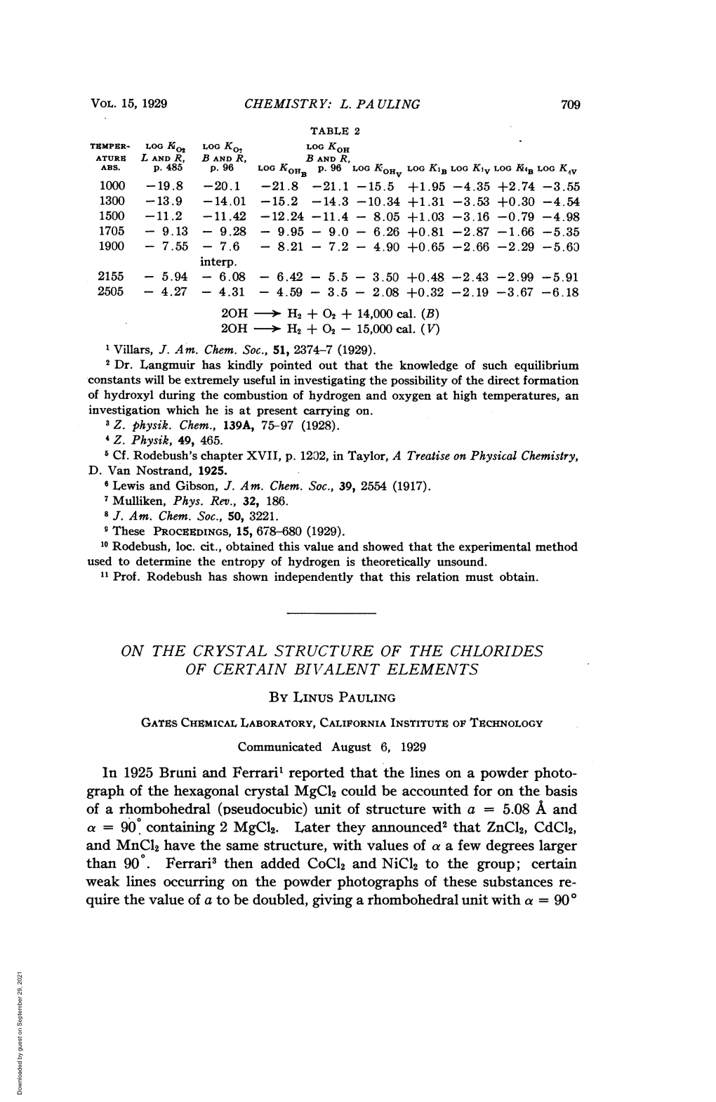 Of a Rhombohedral (Pseudocubic) Unit of Structure with a = 5.08 a and a = 90