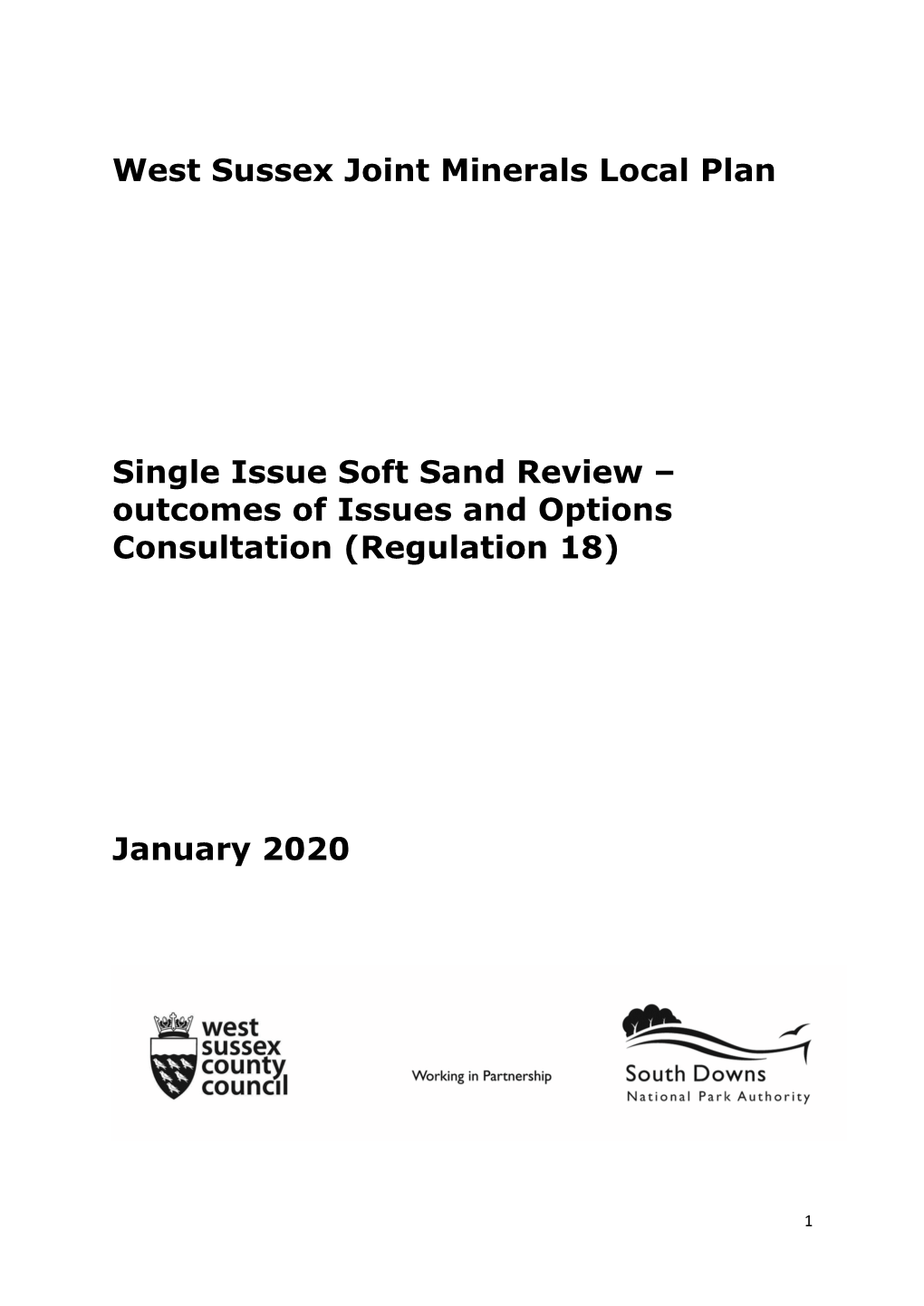 Outcomes of Issues and Options Consultation (Regulation 18)