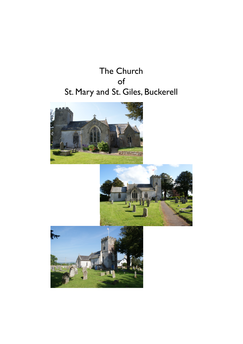 The Church of St. Mary and St. Giles, Buckerell