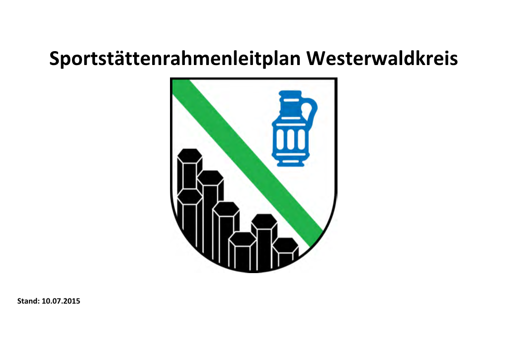 Sportstättenrahmenleitplan Westerwaldkreis