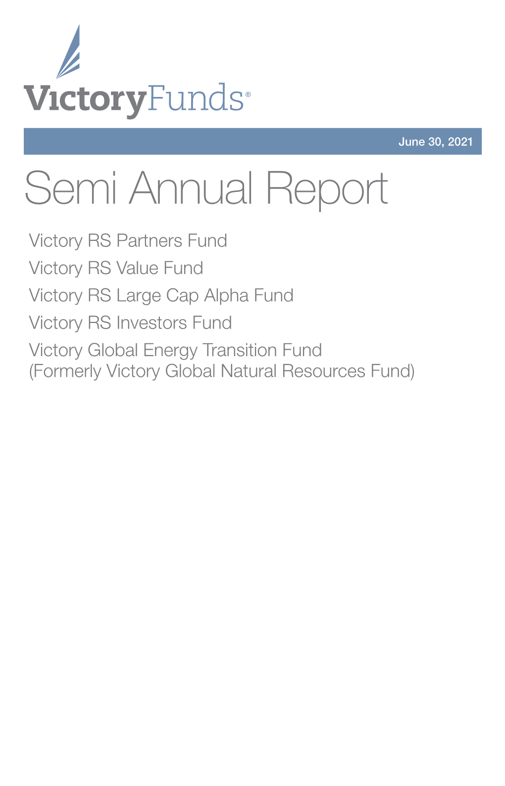 Semi Annual Report