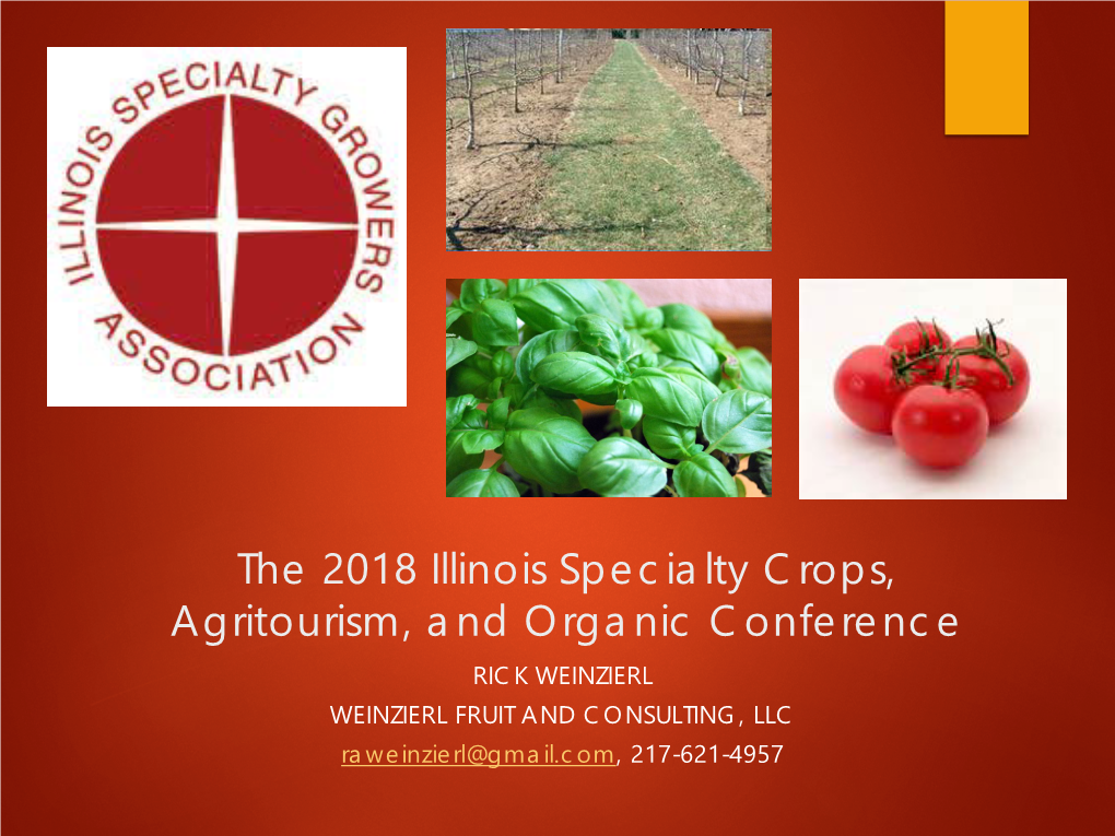 The Illinois Specialty Crops Industry and Its Partners on the Road to 2020