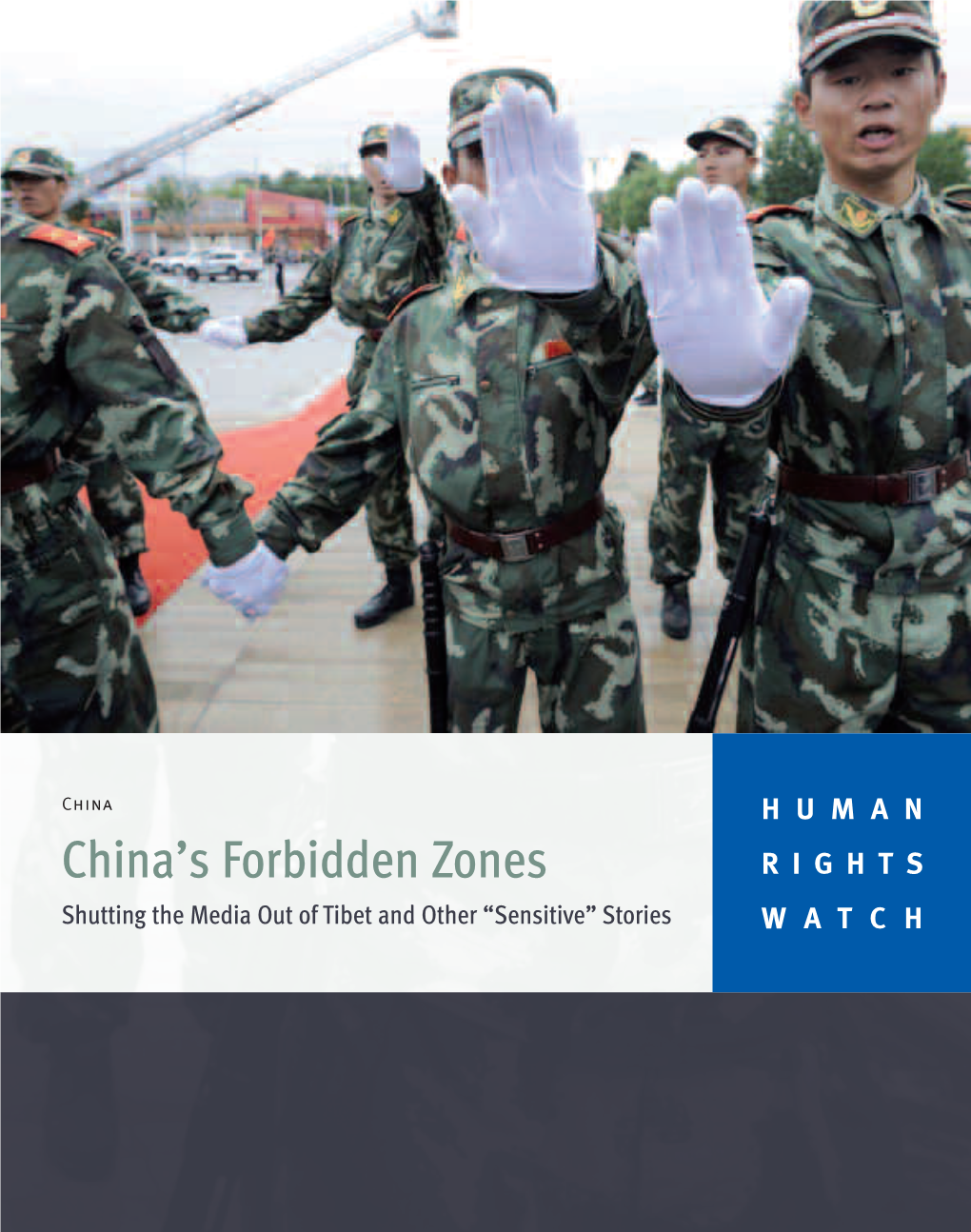 China's Forbidden Zones