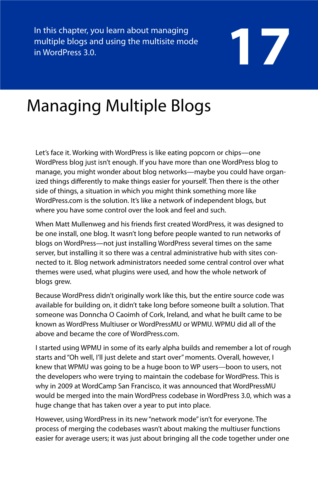 Managing Multiple Blogs and Using the Multisite Mode in Wordpress 3.0