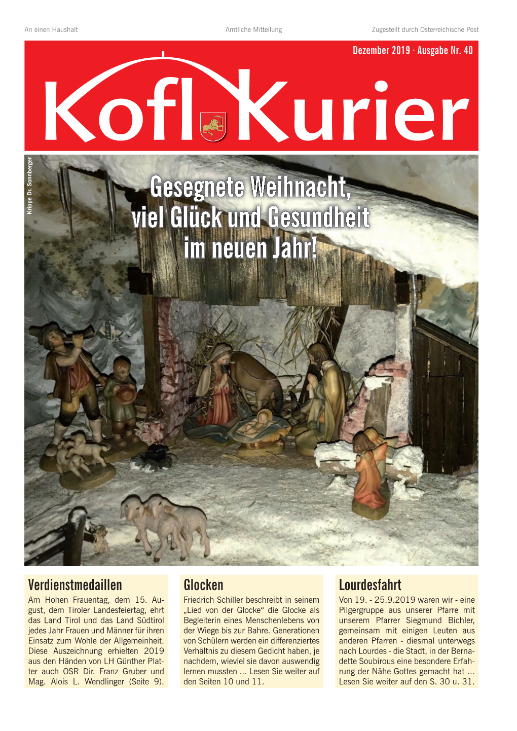 Koflkurier Nr. 40 – Dez. 2019