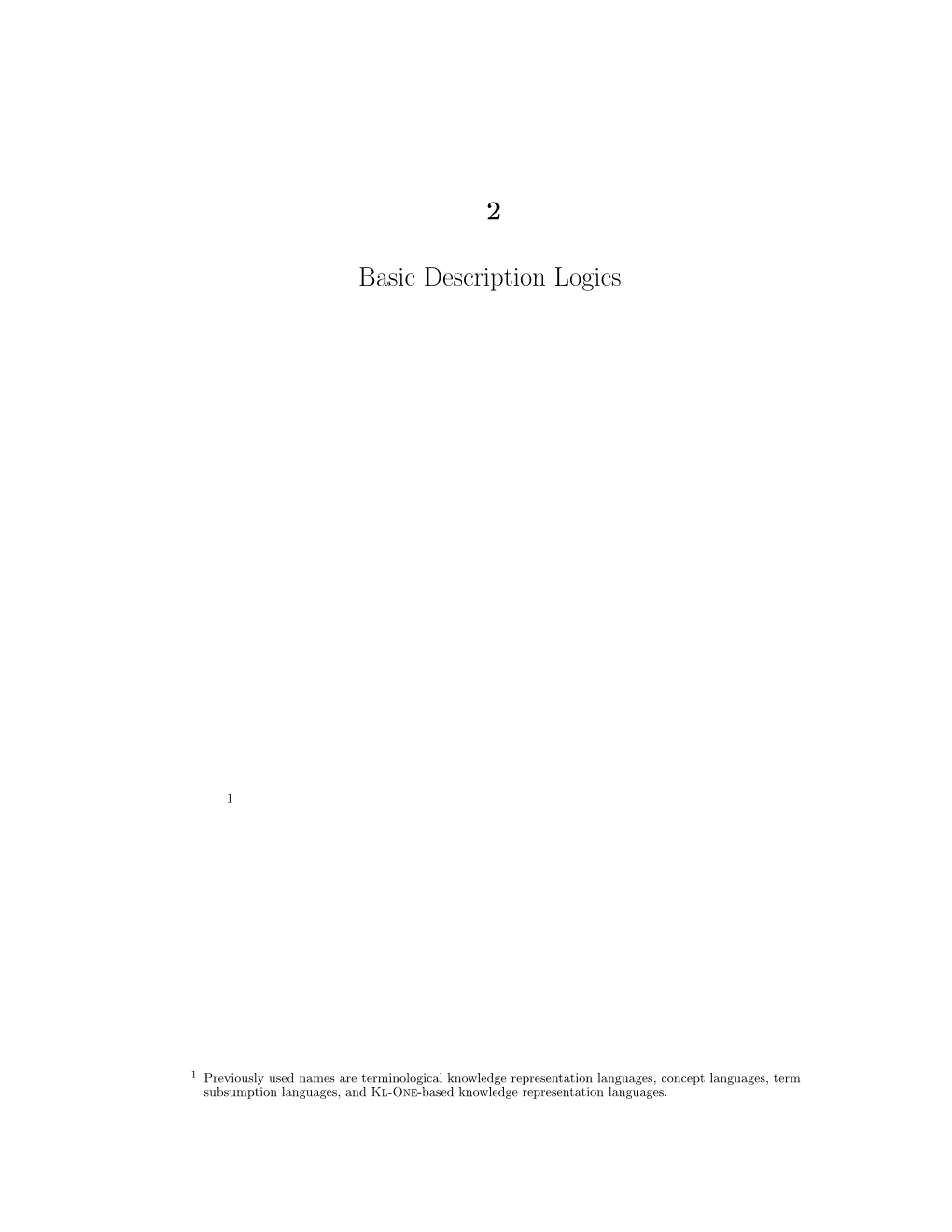 2 Basic Description Logics 61