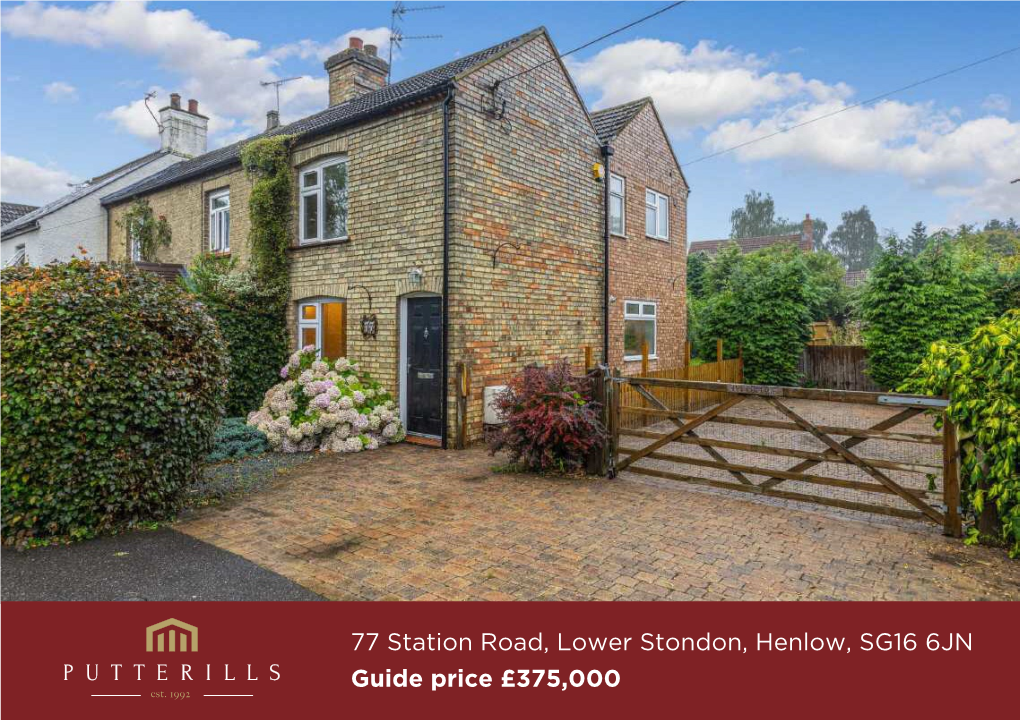 77 Station Road, Lower Stondon, Henlow, SG16 6JN Guide Price