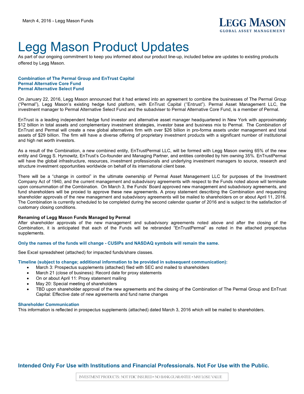 Legg Mason Funds