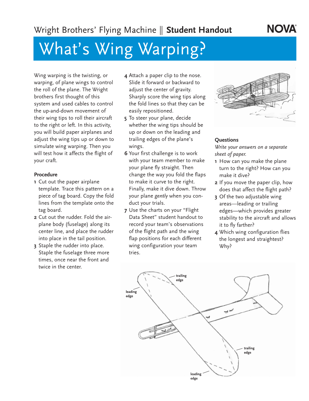 What's Wing Warping?