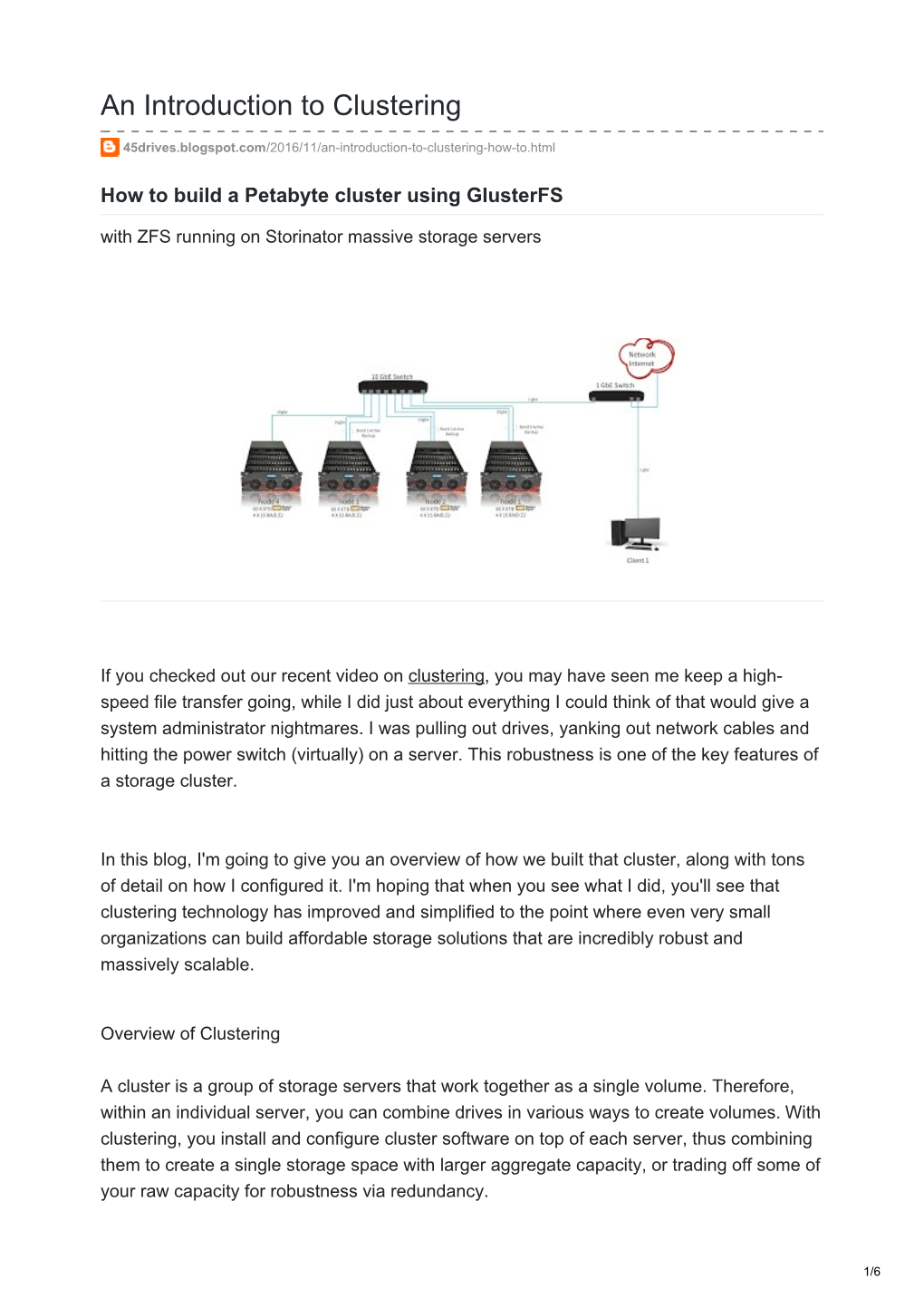 An Introduction to Clustering