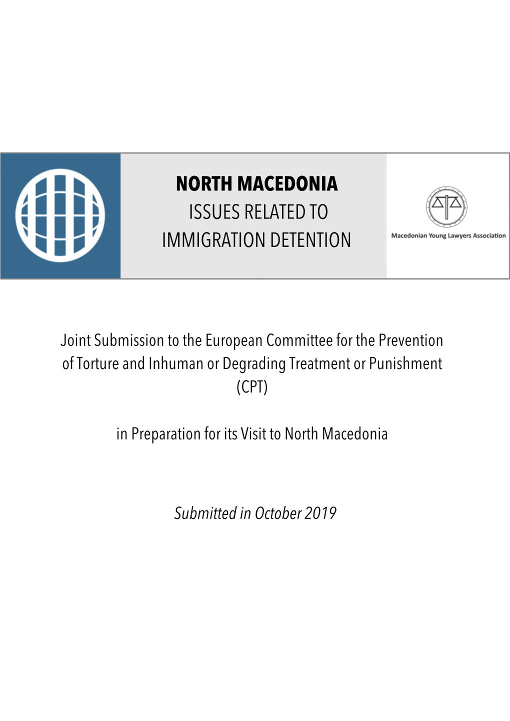 North Macedonia Issues Related to Immigration Detention