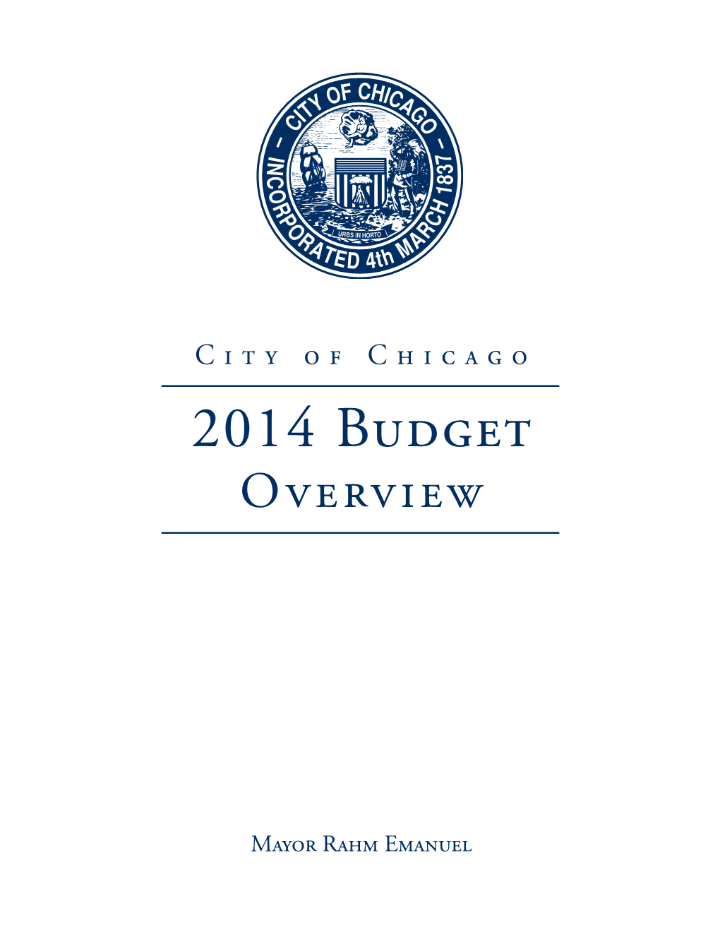 2014 Budget Overview