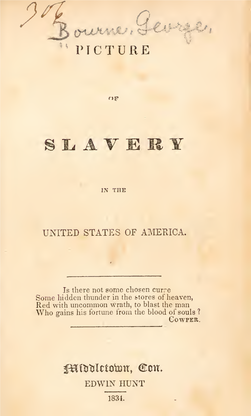 Picture of Slavery in the United States of America