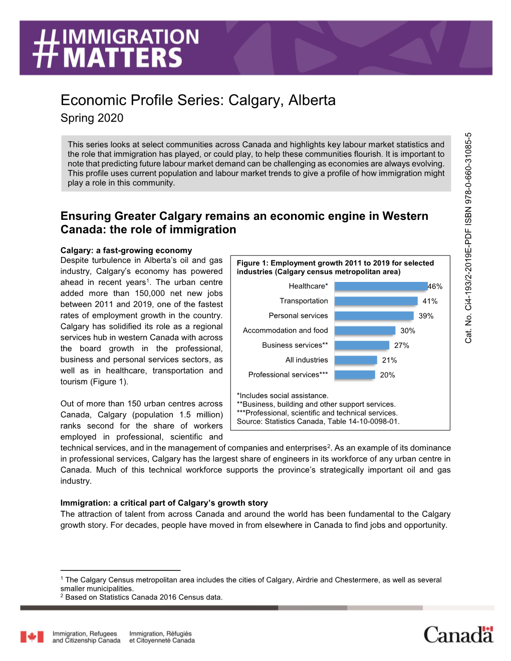 Immigration Matters Across Canada, Visit Canada.Ca/Immigration-Matters