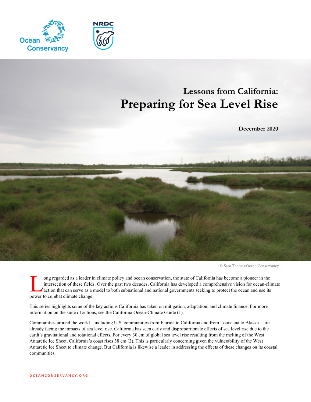 Preparing for Sea Level Rise