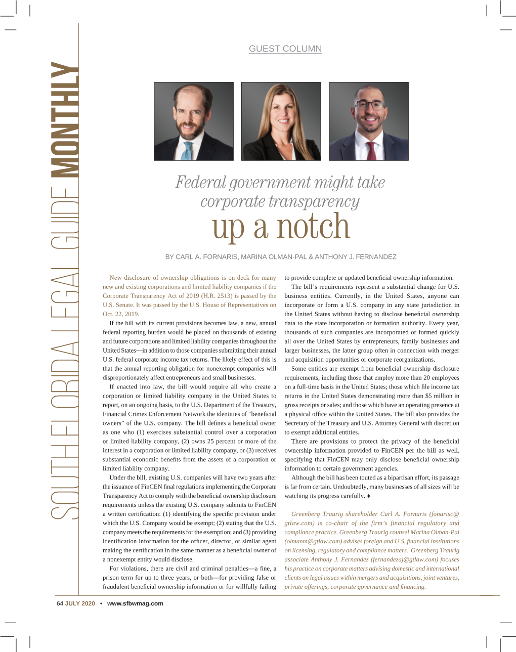 Up a Notch Founding Partner of Van They ﬁ Le Bankruptcy, Categories of Corporate/ Horn Law Group, Has That They’Re the Only One M&A As Well As Banking by CARL A