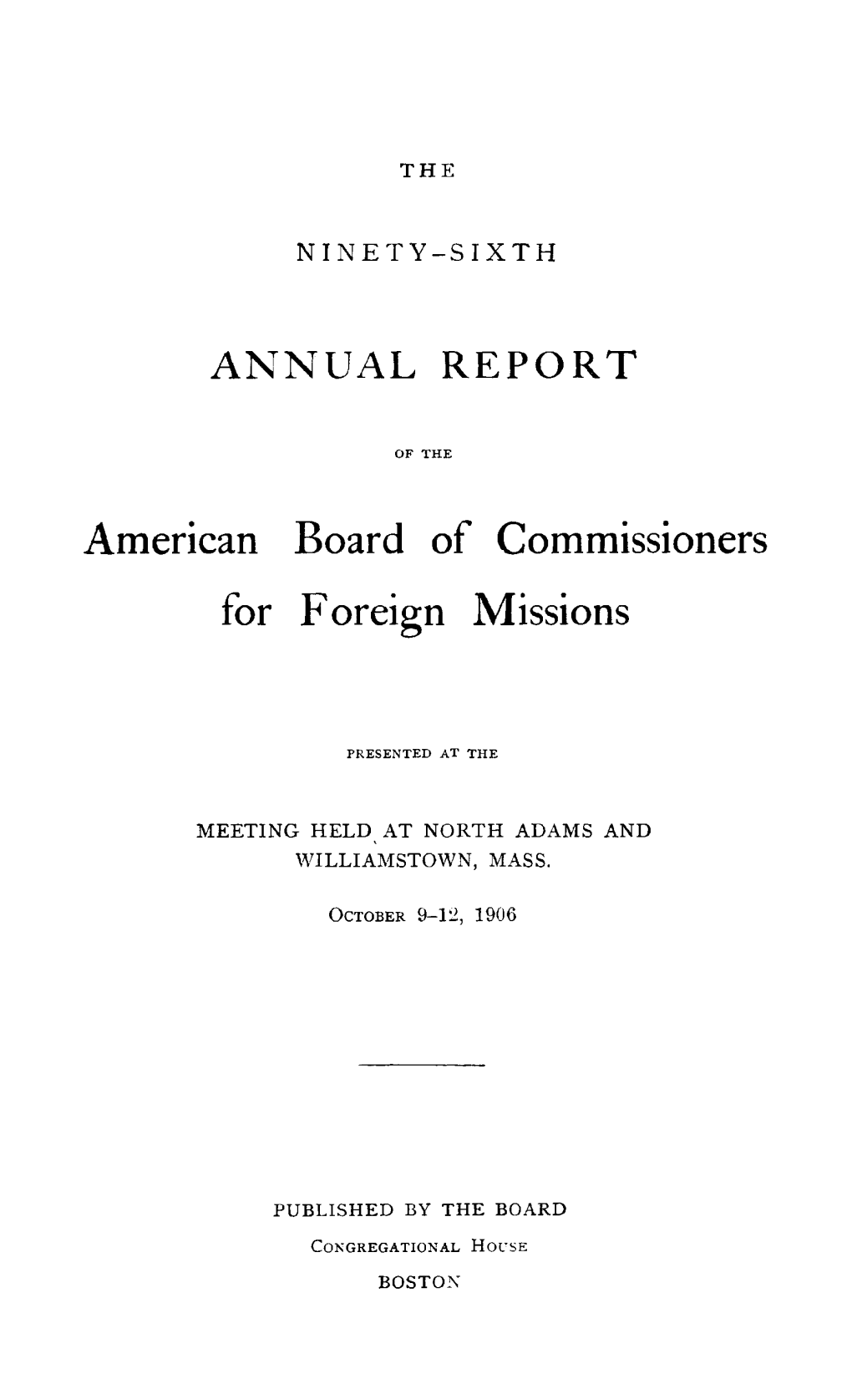 American Board of Commissioners for Foreign Missions