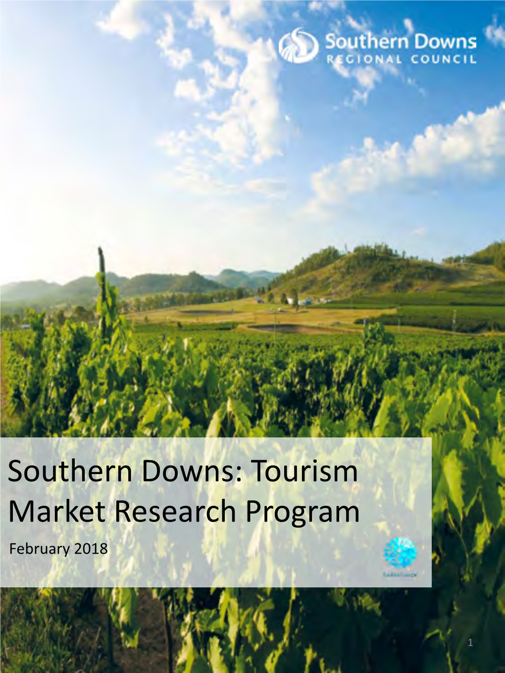 Southern Downs: Tourism Market Research Program February 2018