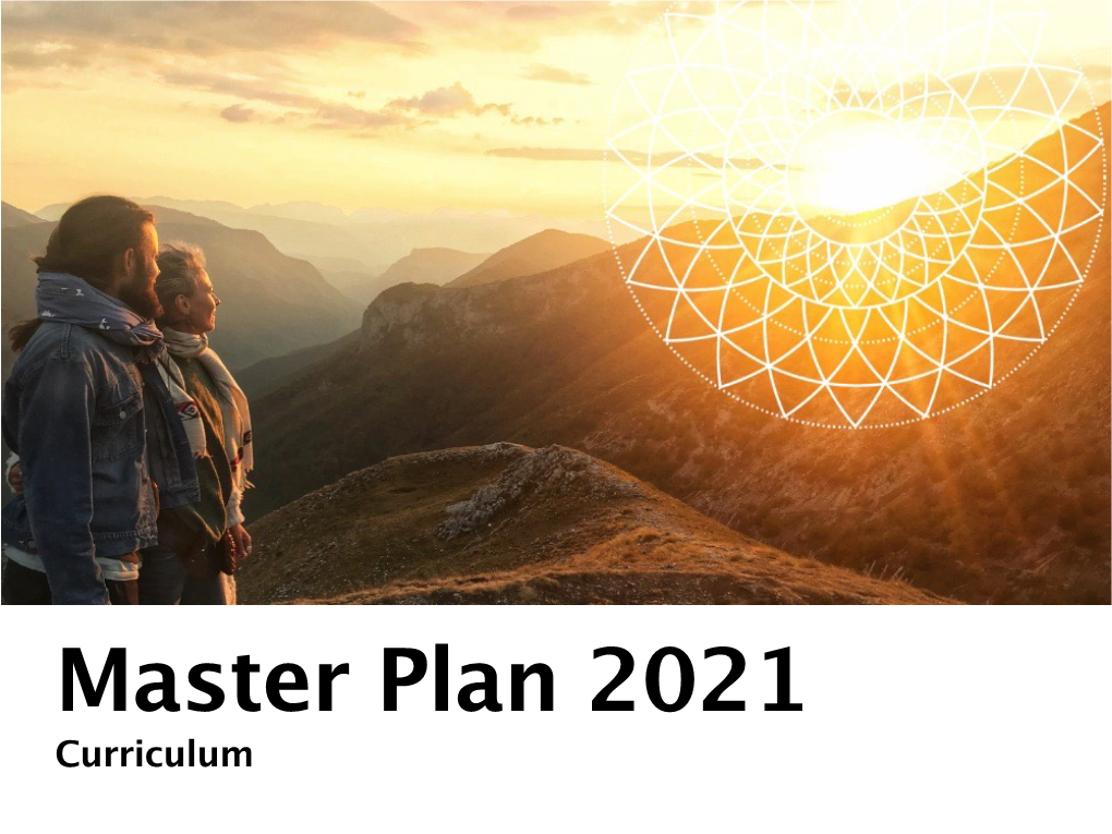 Masterplan Curriculum 2021