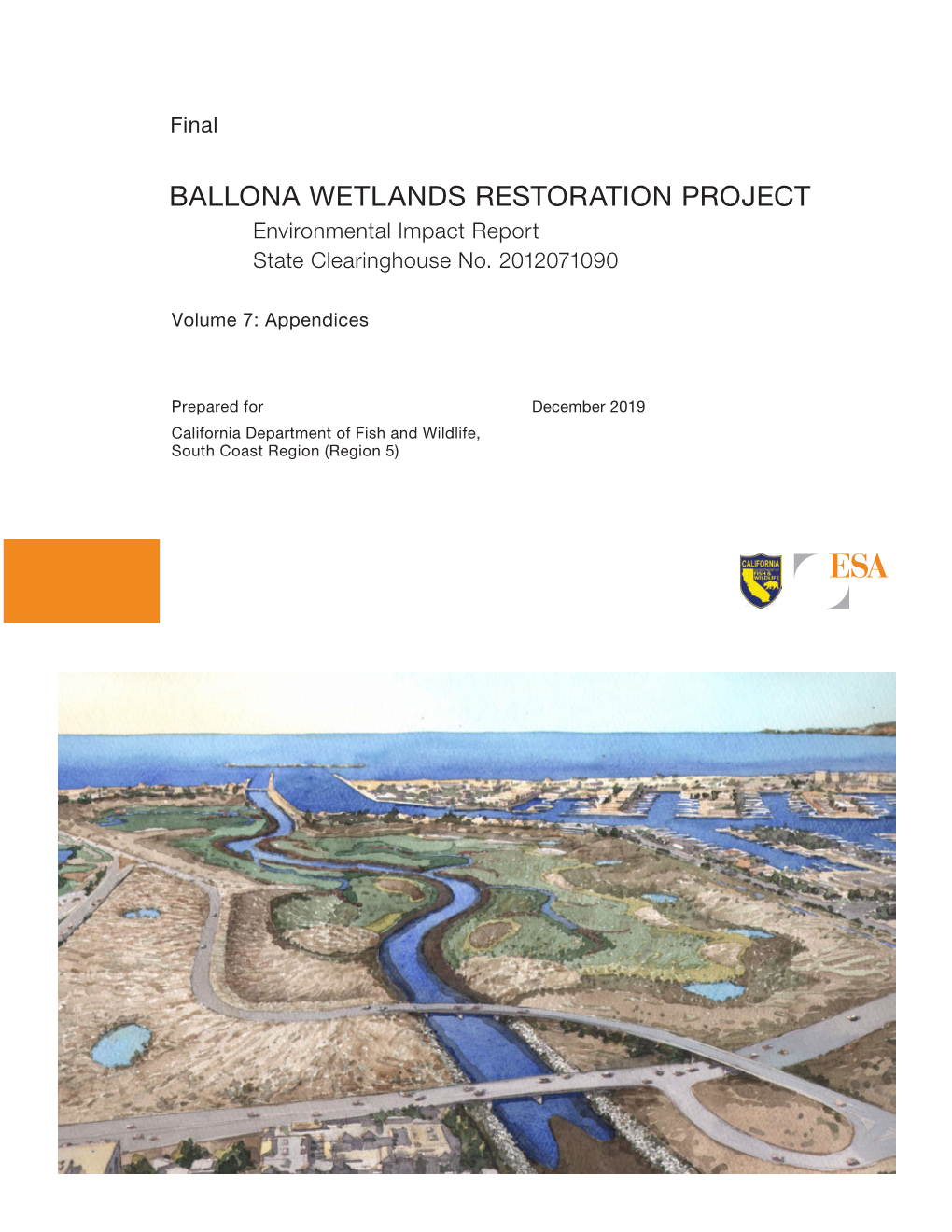 Ballona Wetlands Restoration Project Final EIR (Volume 7)