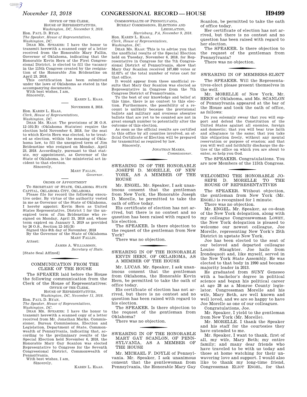 Congressional Record—House H9499