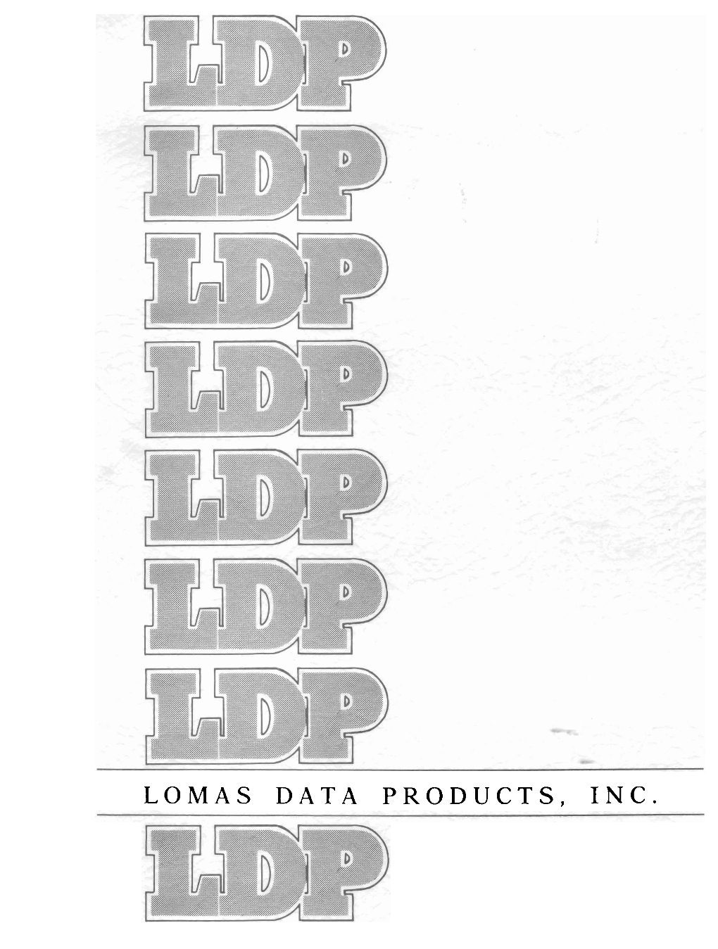 Lomas Data Products, Inc. Color Magic Owner's Manual Rev