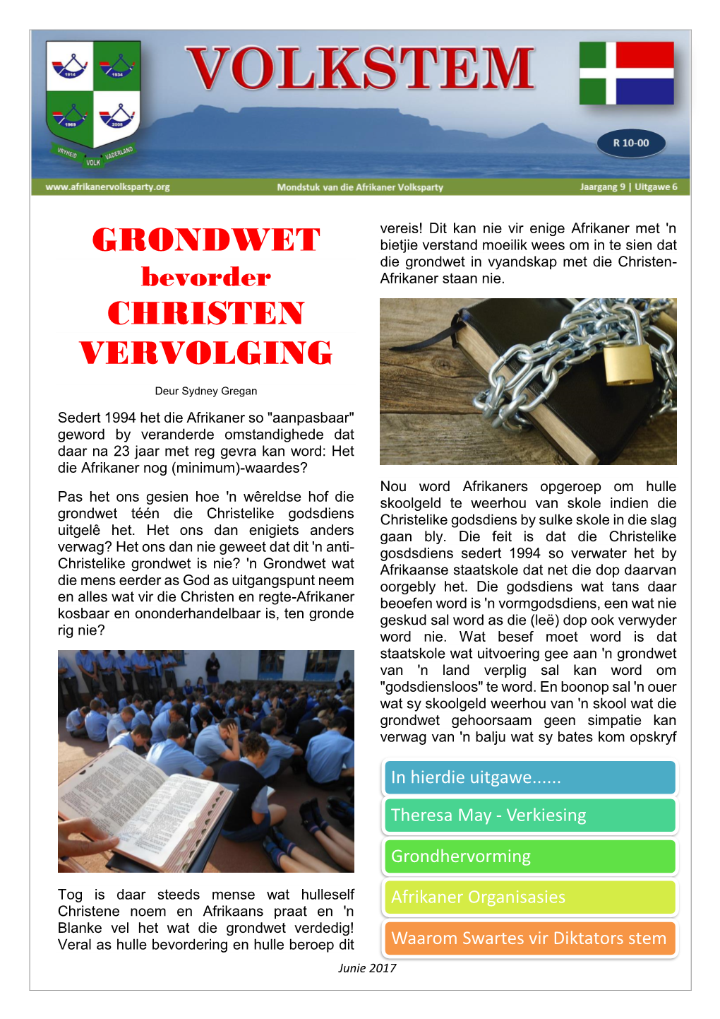 Grondwet Christen Vervolging