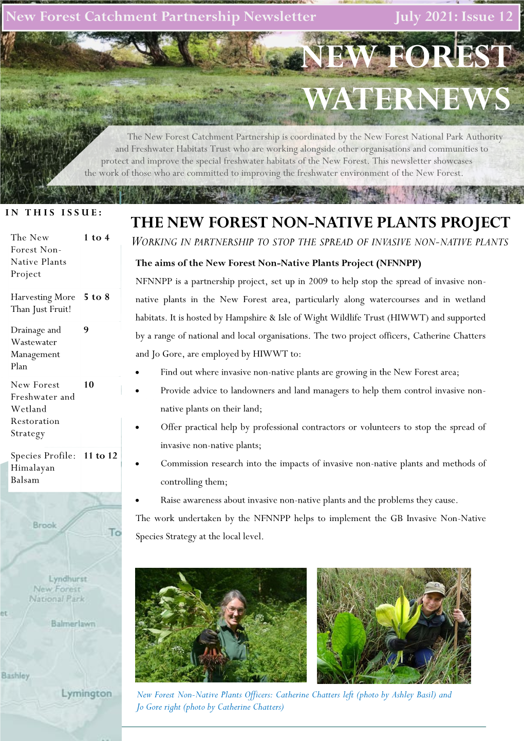 Issue 12 NEW FOREST WATERNEWS