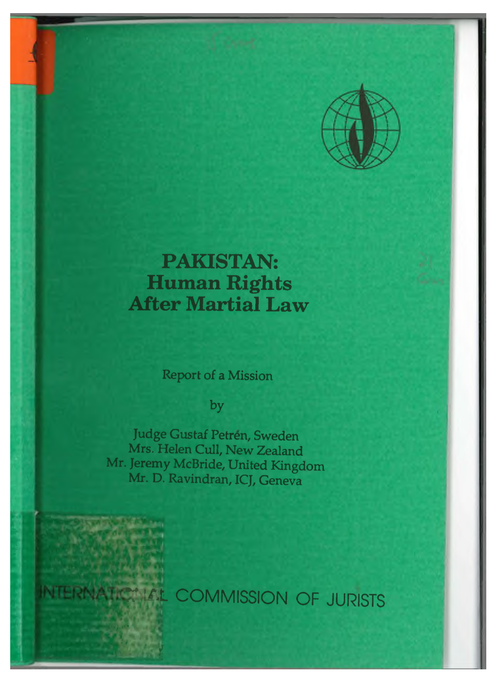 PAKISTAN: Human Rights After Martial Law