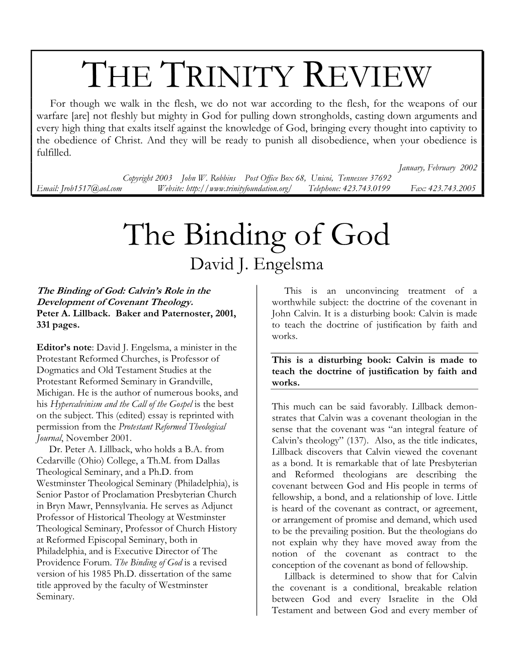 The Trinity Review