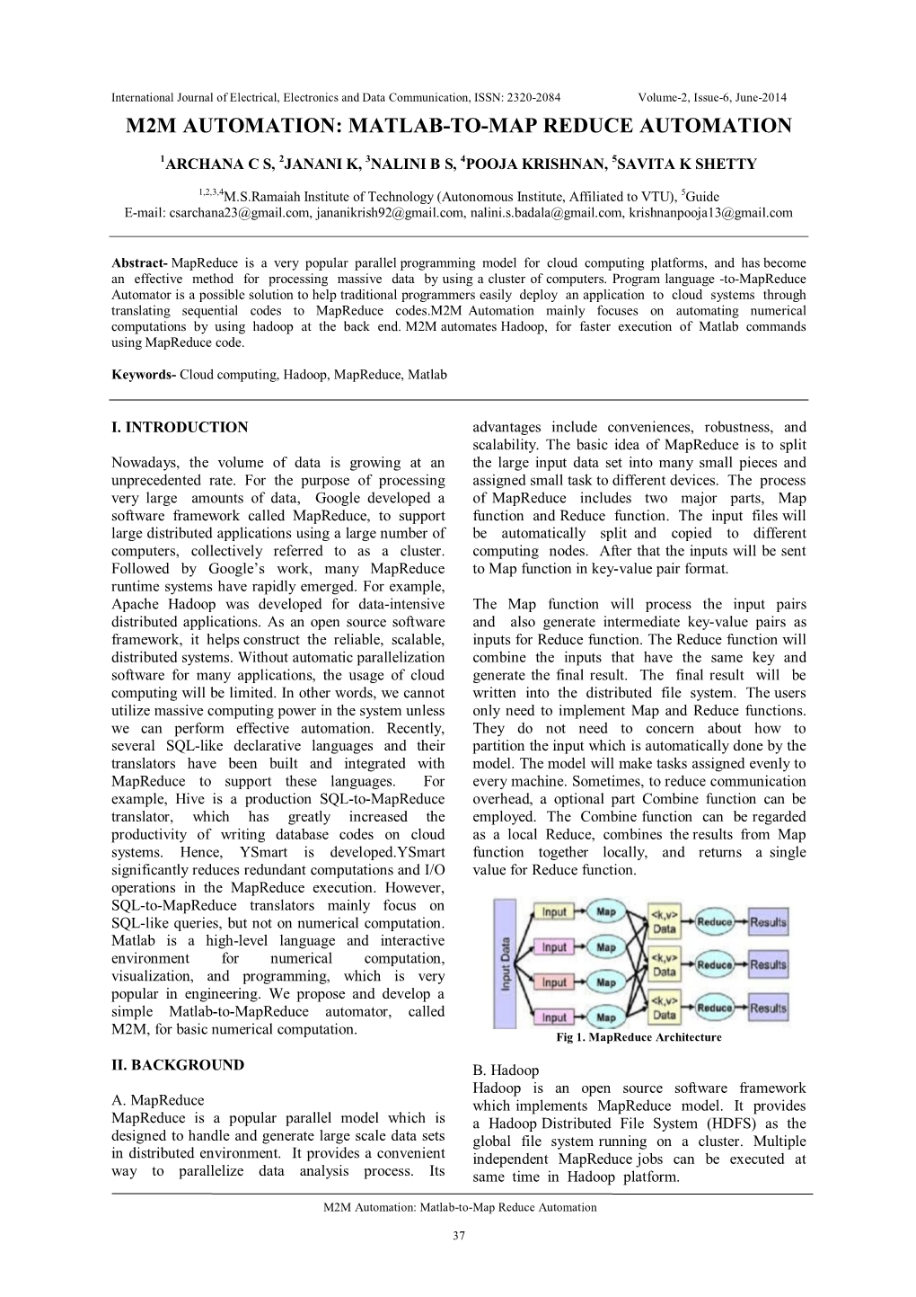 Matlab-To-Map Reduce Automation