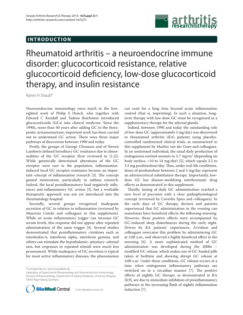 Rheumatoid Arthritis